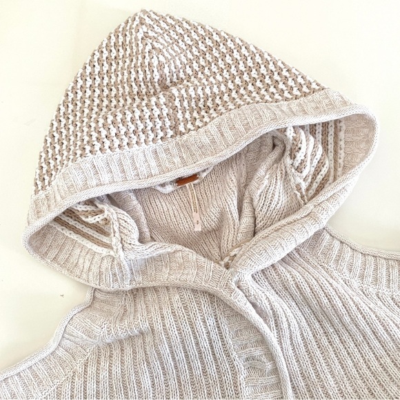 Free People Knit Snowy Hill Hood Vest Cardigan - Picture 4 of 6